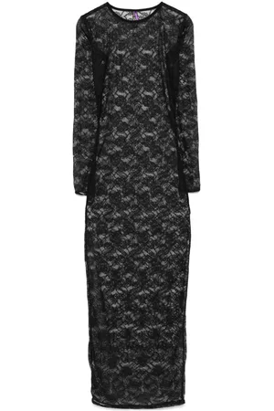 MAISON CLOSE Midikleid mit Chantilly-Spitze