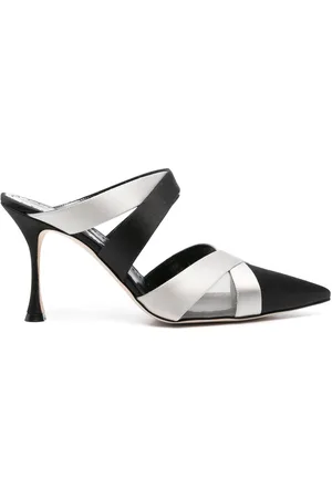 Manolo Blahnik Oyounak Mules 90mm