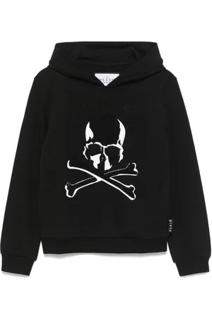 Philipp Plein Hoodie mit Strass-Logo