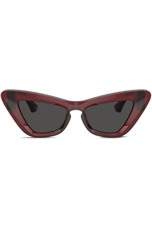 Burberry Cat-Eye-Sonnenbrille mit Rosen-Monogramm