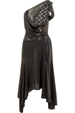 Marine Serre Asymmetrisches Kleid