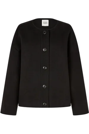 Studio Tomboy Wolljacke mit rundem Ausschnitt
