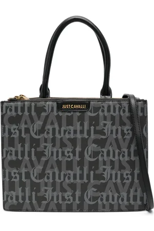 Roberto Cavalli Shopper mit Monogrammmuster