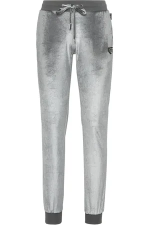 Philipp Plein Strass Skull Hose