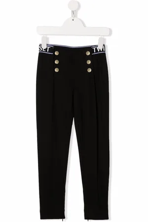 Twin-Set Leggings mit Logo-Bund