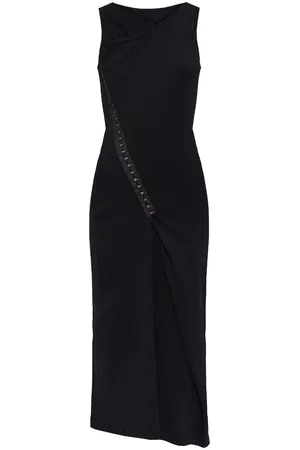 Maison Margiela Midikleid mit Einsatz im Layering-Look