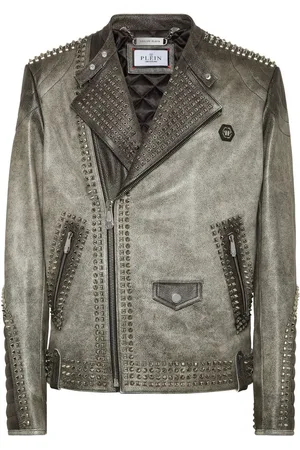 Philipp Plein Bikerjacke aus Leder