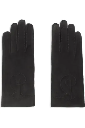 Burberry Handschuhe aus Wildleder mit B-Anhänger