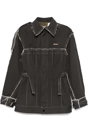 Elena Velez Jeansjacke mit Abnähern
