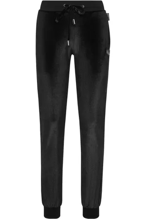 Philipp Plein Strass Skull Hose