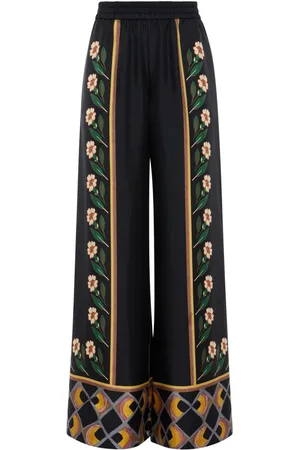 La DoubleJ Palazzohose mit Blumen-Print