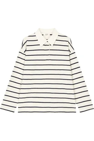 Studio Tomboy Gestreiftes Poloshirt