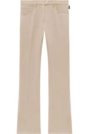 Courrèges Bootcut-Hose aus Twill