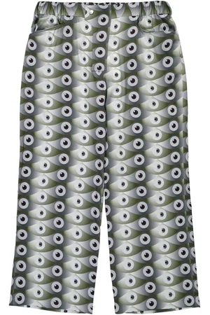 Kennel & Schmenger Wide-Leg-Hose mit Augen-Print