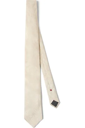 Brunello Cucinelli Krawatte aus Seide mit Paisley-Print