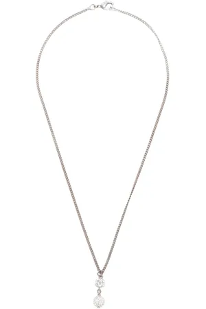 CHANEL 2000s Halskette mit CC-Anhänger