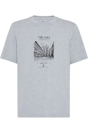 Brunello Cucinelli T-Shirt mit grafischem Print
