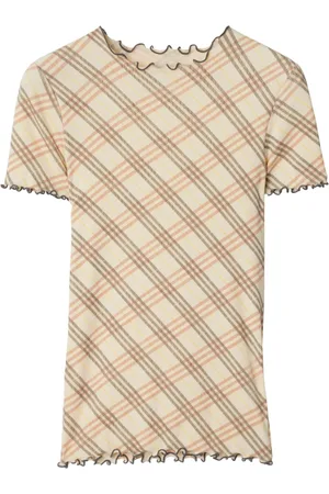 Burberry Kariertes T-Shirt