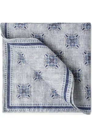 Brunello Cucinelli Einstecktuch mit Blumen-Print