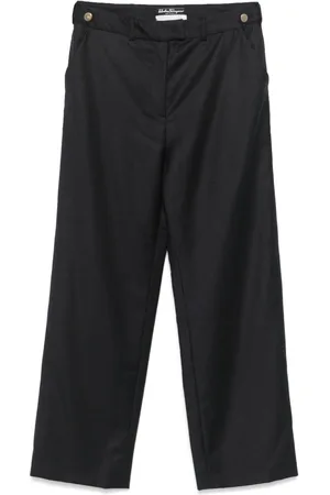 Salvatore Ferragamo 1990s Hose mit Nadelstreifen