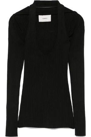 COPERNI Geripptes Oberteil mit Cut-Outs