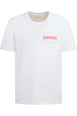 Marni T-Shirt mit Logo-Print