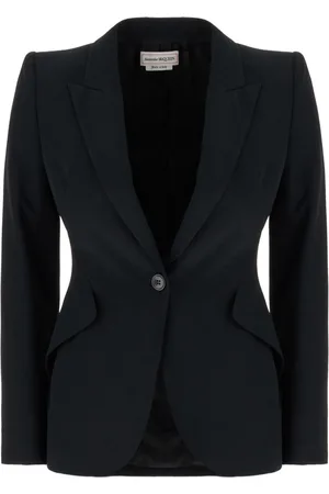 Alexander McQueen Blazer mit steigendem Revers