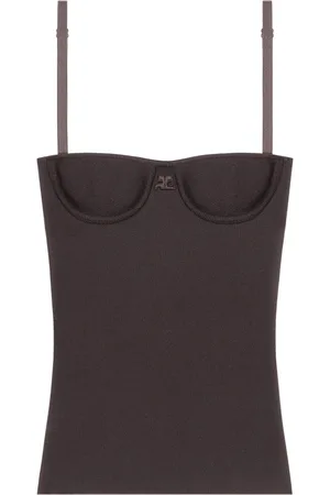Courrèges Oberteil in Lingerie-Optik