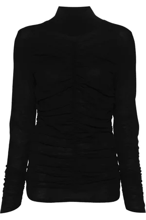Twin-Set Geraffter Rollkragenpullover