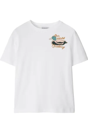 Burberry T-Shirt mit Print an der Brust