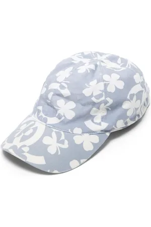 CHANEL 2000s Baseballkappe mit Kleeblatt-Motiv