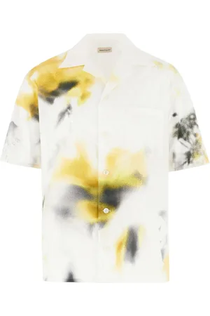 Alexander McQueen Hemd mit Batikmuster