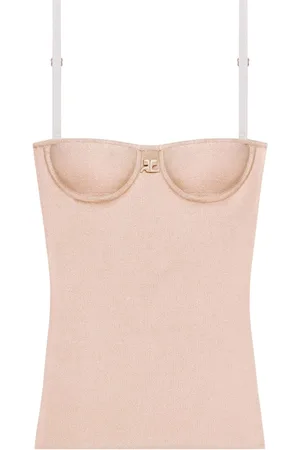 Courrèges Oberteil in Lingerie-Optik
