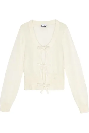 Ganni Cardigan mit Schleifendetail