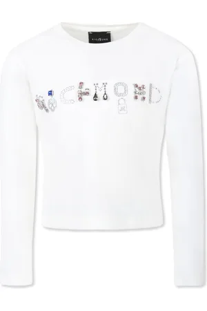 John Richmond T-Shirt mit Logo-Verzierung