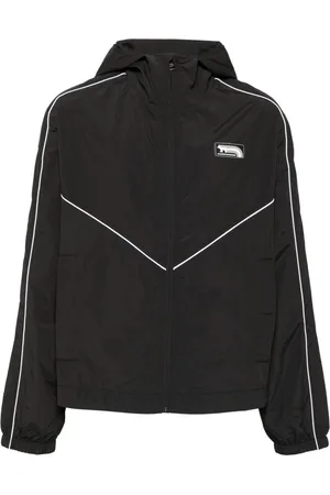 Maison Kitsuné Kapuzenjacke mit Kontrastpaspeln