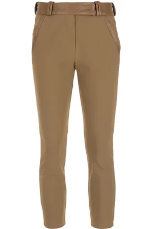 Gloria Coelho Schmale Hose aus Faux-Leder