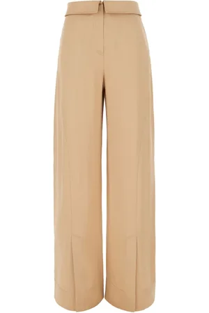 Alberta Ferretti Palazzohose mit verdecktem Verschluss