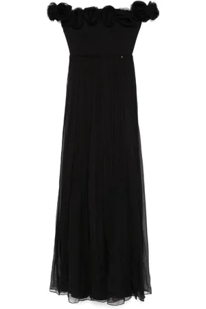 NISSA Maxikleid mit Blumenapplikation