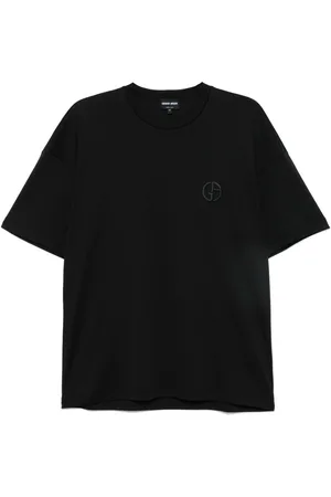 Giorgio Armani T-Shirt mit Logo-Stickerei
