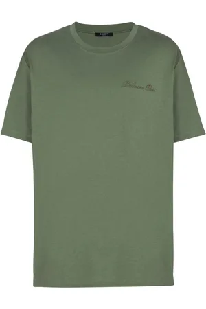 Balmain T-Shirt mit Logo-Stickerei