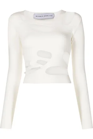 Gloria Coelho Langarmshirt mit Cut-Out