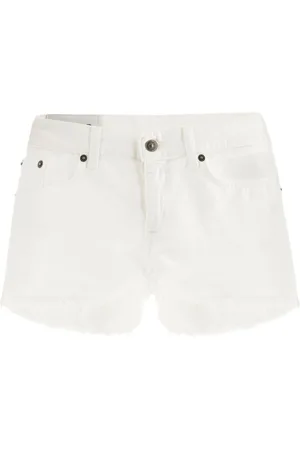 Dondup Kurze Jeans-Shorts mit Logo-Schild