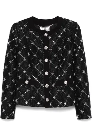 NISSA Bestickte Jacquard-Jacke