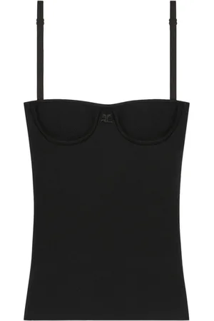 Courrèges Oberteil in Lingerie-Optik
