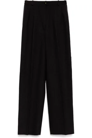 CHANEL 1990-2000s Tapered-Hose mit Logo