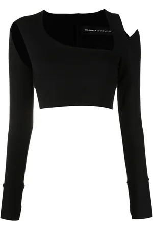 Gloria Coelho Cropped-Top mit Cut-Out