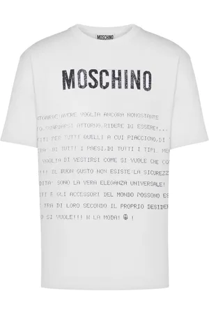 Moschino T-Shirt mit Slogan-Print
