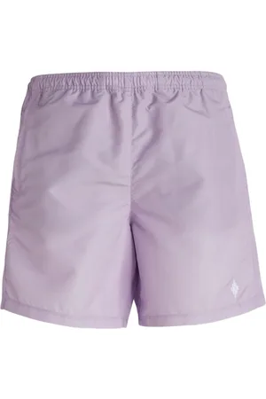 MARCELO BURLON Badeshorts mit Logo-Stickerei