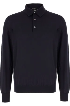 Ermenegildo Zegna Fein gestricktes Poloshirt